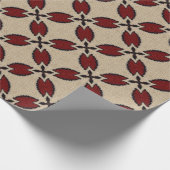 継ぎカラフル目のない幾何学的タイルパターン抽象芸術 ラッピングペーパー (角)