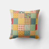 継ぎカラフル目のない抽象芸術  クッション (裏面)