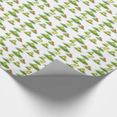 継ぎ目が無いカエル ラッピングペーパー (角)