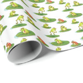継ぎ目が無いカエル ラッピングペーパー (ロールコーナー)
