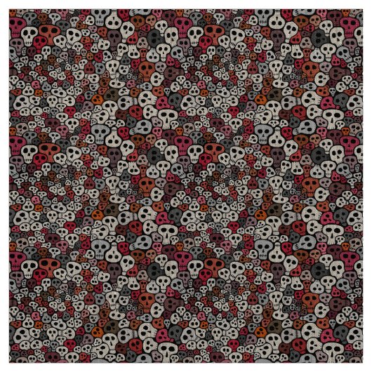 継ぎ目が無いスカルの背景 ファブリック (見本)