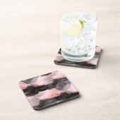 継ぎ目が無いデザインの質の背景の抽象芸術 コースター (右側)