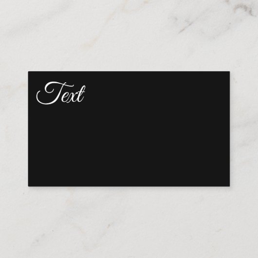 継ぎ目が無いバレンタインデー愛白黒パターンh 名刺 (裏面)