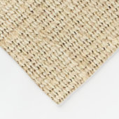 継ぎ目が無い木製パターン及びバーラップの質の名前をカスタムする フリースブランケット (角)