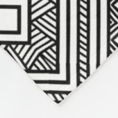 継ぎ目が無い民族パターン フリースブランケット (角)