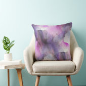 継ぎ目が無い立体派の紫色の抽象美術 クッション (椅子)