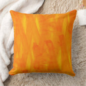 継ぎ目が無い背景の黄色の抽象芸術の水彩画 クッション (ブランケット)