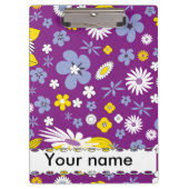 継ぎ目が無い花パターン クリップボード (正面)