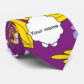 継ぎ目が無い花パターン ネクタイ (ロール)