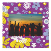 継ぎ目が無い花パターン フォトキューブ (正面)