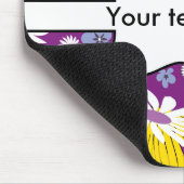 継ぎ目が無い花パターン マウスパッド (コーナー)