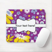 継ぎ目が無い花パターン マウスパッド (マウス)