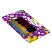 継ぎ目が無い花パターン マグネット (右側)