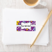 継ぎ目が無い花パターン ラベル (インサイチュ)