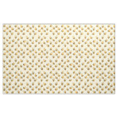 継ぎ目が無い蜂蜜の蜂パターン ファブリック (ヤード)