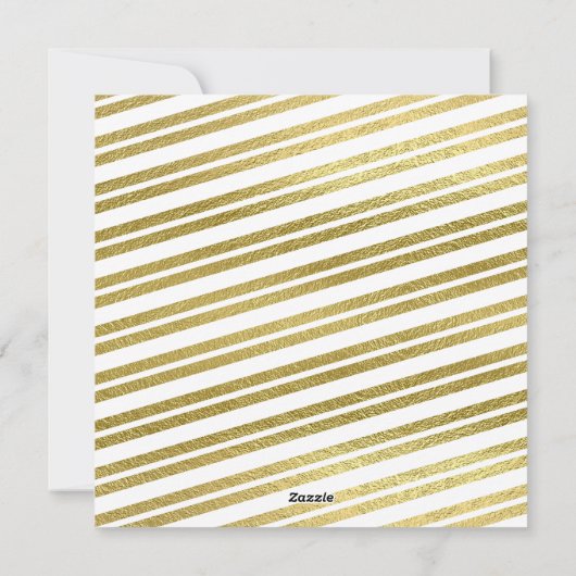 継ぎ目が無い12の写真カード新年の金ゴールドホイルの シーズンカード (裏面)