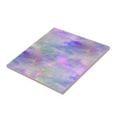 継ぎ目が無く青い、ピンクの背景の黄色の水彩画 タイル (側面)