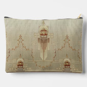 継ぎ目のないアールヌーボー幾何学模様 アクセサリーポーチ (裏面)