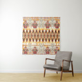 継ぎ目のないエスニックムガルの花柄 タペストリー (インサイチュ)