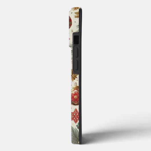 継ぎ目のないクリスマス装飾 Case-Mate iPhoneケース (裏面 / 左)