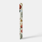 継ぎ目のないクリスマス装飾 iPhone 15ケース (左側面)