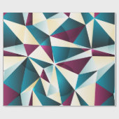 継ぎ目のないジオメトリパターン。ヴィンテージイラストレーションi ラッピングペーパー (フラット)