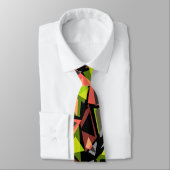 継ぎ目のないジオメトリ三角形 ネクタイ (タイ)