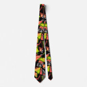 継ぎ目のないジオメトリ三角形 ネクタイ (正面)