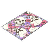 継ぎ目のないスカルの花 ノートブック (左側)