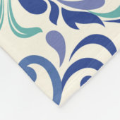 継ぎ目のないトルコカラフルパターン。無限パターン フリースブランケット (角)