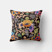 継ぎ目のないパターン。クラシックイスラムフローラオーナメント。 クッション (裏面)