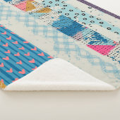 継ぎ目のないパターン、継ぎはぎのタイル。  シェルパブランケット (3/4)