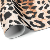 継ぎ目のないヒョウ柄アフリカアニマルプリント ラッピングペーパー (ロールコーナー)