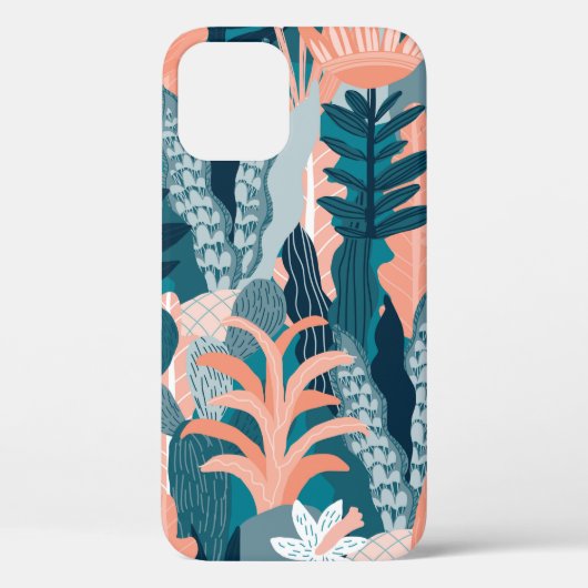 継ぎ目のないファンタジーの花、自然の壁 Case-Mate iPhoneケース (裏面)