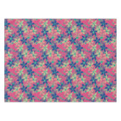 継ぎ目のないフローラの花パターン明るい夏の赤 テーブルクロス (正面(横))