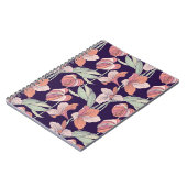 継ぎ目のないフローラパターン，花，蘭，モーダー ノートブック (左側)