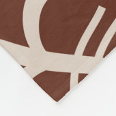 継ぎ目のないフローラモチーフ葉のパターン。ストリ フリースブランケット (角)