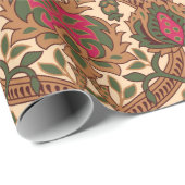 継ぎ目のないムギモチーフの束状背景    ラッピングペーパー (ロールコーナー)