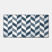 継ぎ目のないモダンジオメトリ形状 デスクマット (正面)