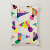 継ぎ目のない三角模様の背景，ヒップスター・レター アクセントクッション (正面(垂直))