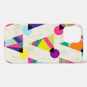 継ぎ目のない三角模様の背景,ヒップスター・レター Case-Mate iPhoneケース (裏面 (横))