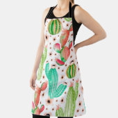 継ぎ目のない多汁質の模様。水彩指 エプロン (インサイチュ)