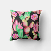 継ぎ目のない多汁質の模様。水彩指 クッション (裏面)