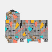 継ぎ目のない学校の幾何学的なメンフィス形状パターンs フェイバーボックス (折り畳みなし)