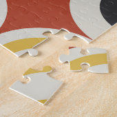 継ぎ目のない幾何カラフル円パターン ジグソーパズル (側面)