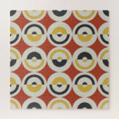 継ぎ目のない幾何カラフル円パターン ジグソーパズル (横)