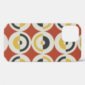 継ぎ目のない幾何カラフル円パターン Case-Mate iPhoneケース (裏面 (横))