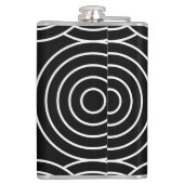 継ぎ目のない幾何学円 フラスク (裏面)