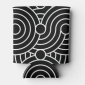 継ぎ目のない幾何学円 缶クーラー (正面)