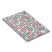 継ぎ目のない幾何学的パターンデザイン図 ノートブック (右側)